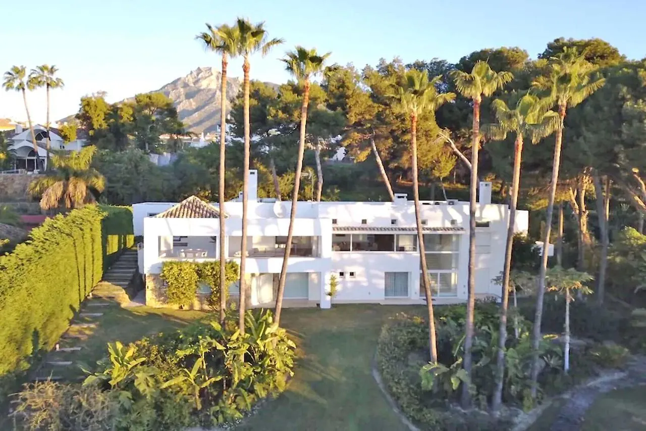 Magnificent Recently Built Villa Pax 12 Sea View Golden Mile Marbella Spain