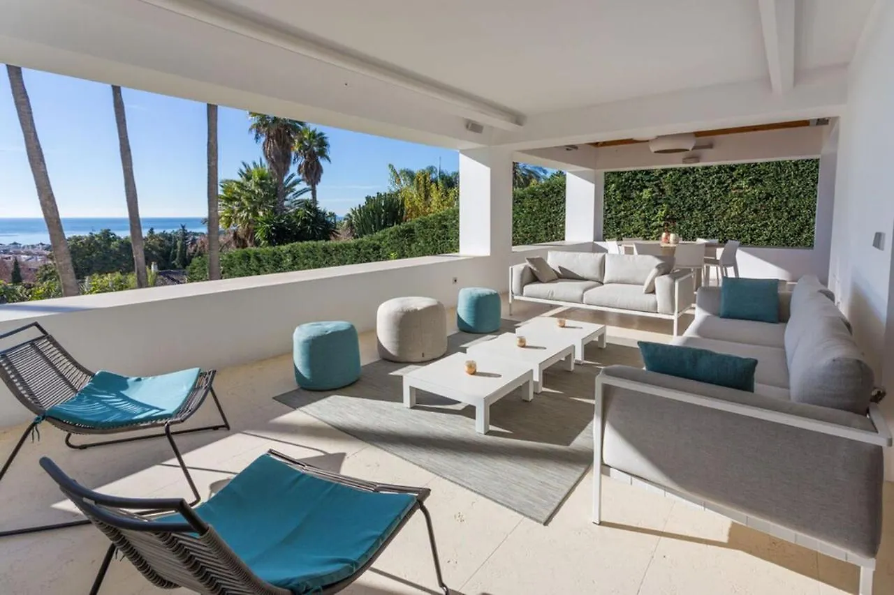 Magnificent Recently Built Villa Pax 12 Sea View Golden Mile Marbella