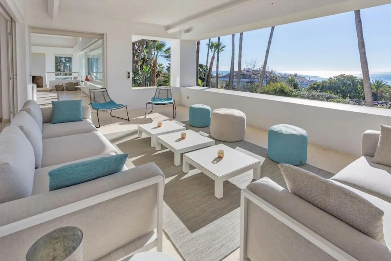 Magnificent Recently Built Villa Pax 12 Sea View Golden Mile Marbella Spain
